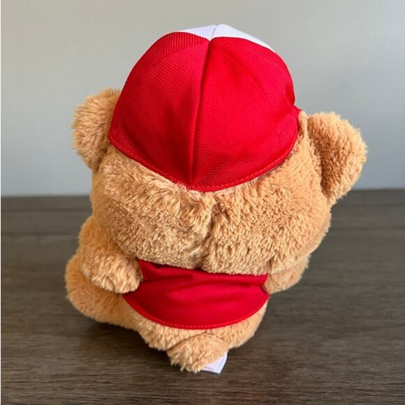 Bass Pro‎ Shops Teddy Bear with Trucker Hat & Vest Plush - Picture 3 of 5